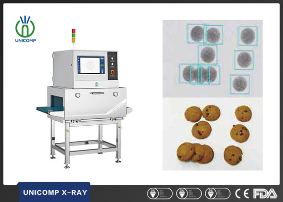 Σύστημα επιθεώρησης αυτόματο Rejector ακτίνας X τροφίμων Unicomp για την ξηρά επιθεώρηση μόλυνσης τροφίμων πακέτων