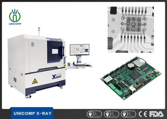 Σύστημα επιθεώρησης ακτίνων Χ FPD 90KV για ανίχνευση ελαττωμάτων PCBA Unicomp AX7900