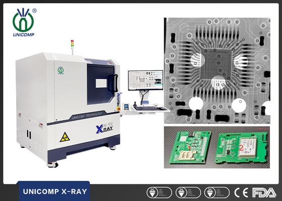 Μηχανή AX7900 ακτίνας X Unicomp εστίασης μικροϋπολογιστών για την επιθεώρηση ολοκληρωμένου κυκλώματος SMT BGA Semicon