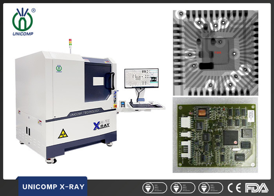 Υψηλές αναλύσεις επιθεώρησης PCB PCBA BGA μηχανών SMT ακτίνας X AX7900 Unicomp