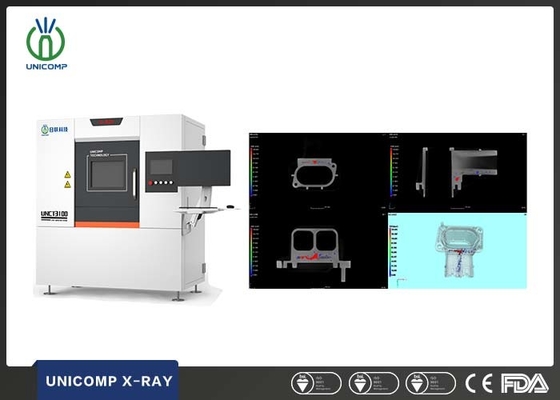 Μηχανή CT 160KV Unicomp UNCT3100 Για κυλίνδρους / μεταλλικά χύτευμα / αεροδιαστημικά εξαρτήματα 3D μη καταστροφική δοκιμή