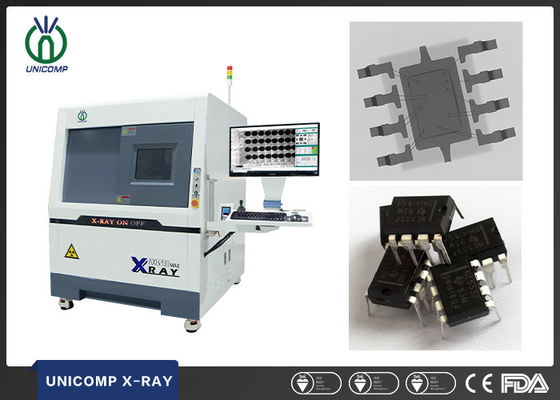 Μηχανή ακτίνας X Unicomp AX8200Max 90kv 5um για το καλώδιο ολοκληρωμένου κυκλώματος που σκουπίζει τη σπασμένη δοκιμή ρωγμών