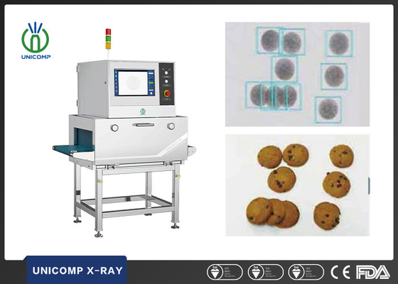 Μηχάνημα ακτίνων X Unicomp UNX4015N για μόλυνση τροφίμων από μεταλλική πέτρα Γυαλί κεραμικό κόκκαλο