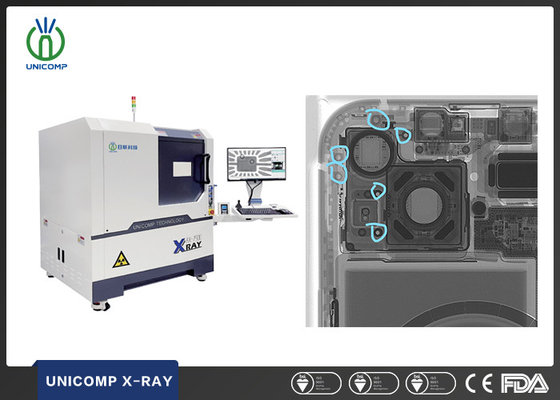 Η Unicomp AX7900 High Specifications 2D 2.5D X-Ray Machine για επιθεώρηση κινητών τηλεφώνων και έλεγχο ρωγμών