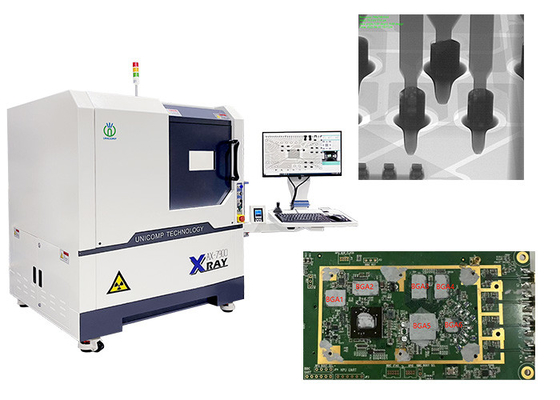 Μηχανή Unicomp AX7900 ακτίνας X PCB υψηλής ανάλυσης 90kV Benchtop για τα ηλεκτρονικά συστατικά