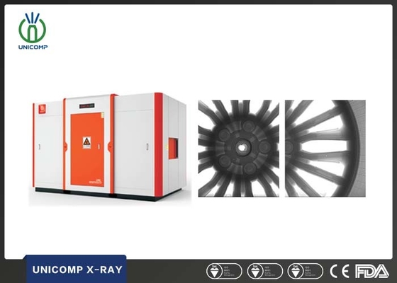 Διαχωρισμένος σωλήνας ακτινοβολίας τύπου 6000KG UNL σειράς NDT X-RAY μηχανή για την επιθεώρηση τροχού Hub DR