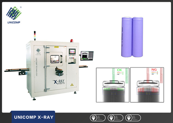 μηχανή Unicomp 110 ακτίνας X μπαταριών λίθιου μεγέθους σημείων 15μm ψήφισμα LP/CM