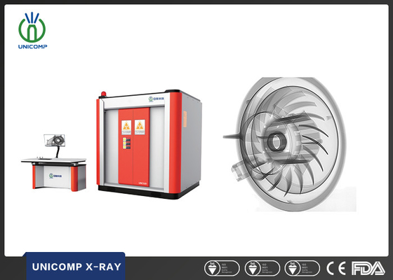 Συσκευή ελέγχου ακτίνων Χ Unicomp UNC320 για την επιθεώρηση των κρυμμένων ελαττωμάτων των αεροδιαστημικών χύτευσης με έλαση