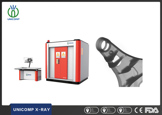 225KV τάση Unicomp UNC320 ακτινοβολία για την ανίχνευση εσωτερικών ελαττωμάτων στη θήκη του αυτοκινήτου 7500kg βάρος μηχανής