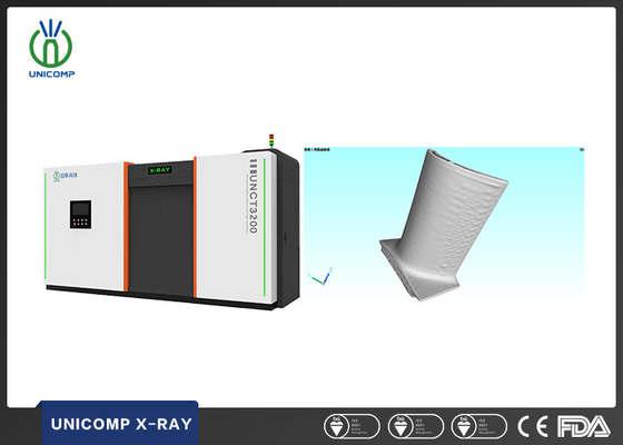 Unicomp UNCT3200 Υψηλής ανάλυσης 450KV 3D CT/υπολογιστικό σύστημα τομογραφίας για την ανάλυση πορώδους της ράβδου του κινητήρα