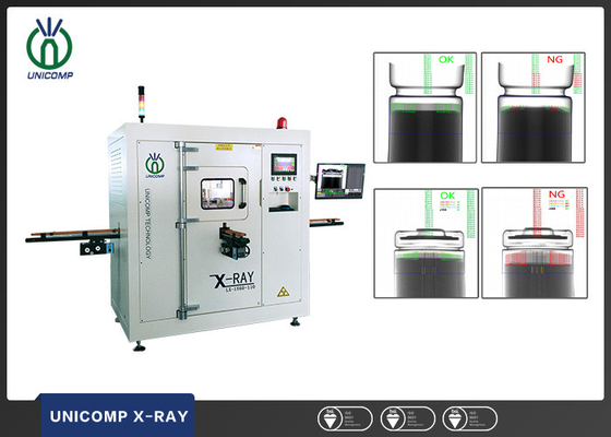 μηχανή Unicomp ακτίνας X μπαταριών λίθιου 110kv 4KW για κυλινδρικά 18650