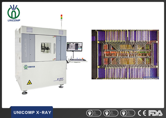 Κλειστή Microfocus ακτίνα X 130kV 3um Unicomp σωλήνων για τη συγκόλληση SMT BGA