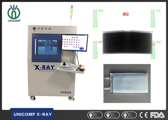 Μηχανή Unicomp σε μη απευθείας σύνδεση πρότυπο AX8200B ανιχνευτών ακτίνας X μπαταριών λίθιου CSP