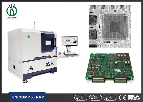 Μηχανή Unicomp AX7900 ανίχνευσης ακτίνας X QFN των οδηγήσεων PCBA BGA για τον ημιαγωγό
