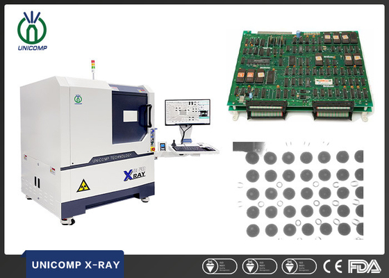 CNC η προγραμματίσημη 5um 2.5D μηχανή Unicomp AX7900 ακτίνας X για τη συγκόλληση SMT PCBA BGA αποβάλλει αυτόματα τη μέτρηση