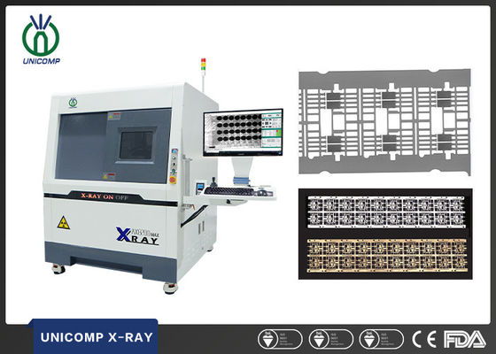 5 κλειστή μικροϋπολογιστής μηχανή Unicomp AX8200Max ακτίνας X σωλήνων 90kv για το semicon leadframe που εξετάζει