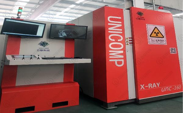 τα τελευταία νέα της εταιρείας για UNC160 ο ΔΡ NDT ακτίνα X που εγκαθίσταται σε ένα χυτήριο Changzhou για τον αυτοκίνητο ποιοτικό έλεγχο μερών ρίψεων κύβων τους  1